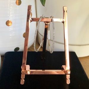 💎Crystal Covered 2.5” Large Hoop Earrings💎